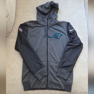 Nike Carolina Panthers On Field Performance Full-Zip NFL Hoodie